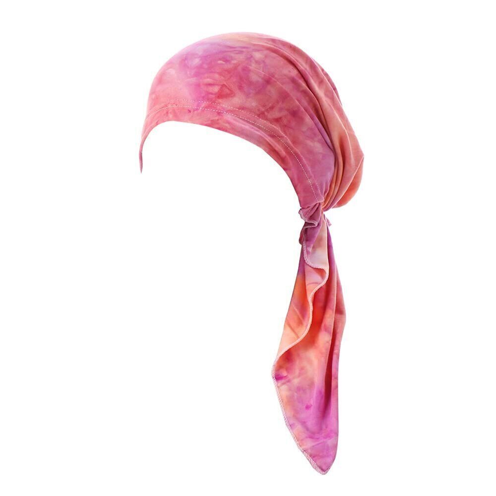 9583 Pre-Tied Bandana Turban Hat Chemo Cancer Headscarf Headwraps Headwear